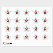 WOOLIE GINGERBREAD Star Stickers (Blatt)