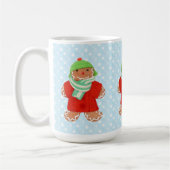 WOOLIE GINGERBREAD Tall White Tasse (Links)