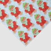 WOOLIE GINGERBREAD Tissue + Snow Seidenpapier (Detail)