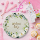 Woolie Lambert 9" Lamb Dinner Plate - Babydusche Pappteller (Party)