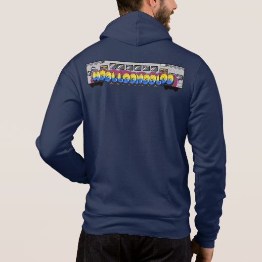 Woolloomooloo-Zug Hoodie (Rückseite)