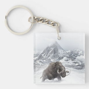 Woolmammut Prähistorisches Tiereiszeitalter Schlüsselanhänger