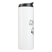 Woolmammut Prähistorisches Tiereiszeitalter Thermosbecher (Nach links gedreht)