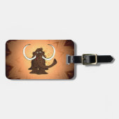 Woolmammutmarke Gepäckanhänger (Vorderseite horizontal)