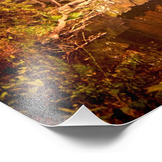 Woolschichtüberdeckte Brücke Fotodruck (Ecke)