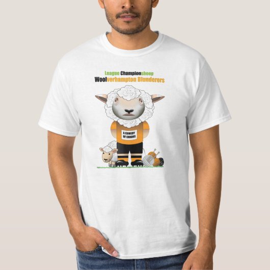 Woolverhampton Blunderers Funny Football T - Shirt (Vorderseite)
