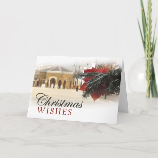 Woolwich Riverside Christmas Feiertagskarte (Vorderseite)