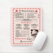 Woolworth Menü Mousepad (Mit Mouse)