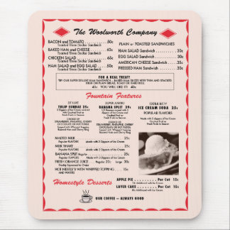 Woolworth Menü Mousepad