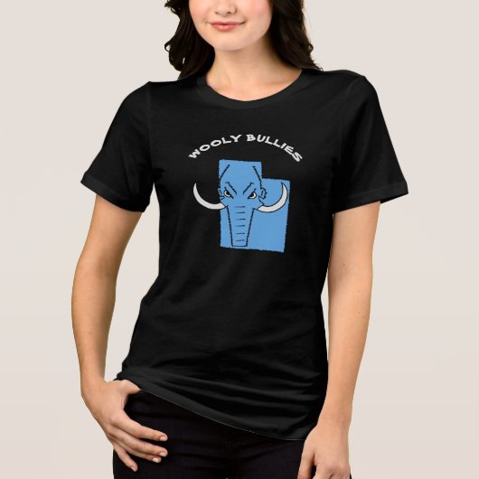 Wooly Bullies Tri-Blend Shirt (Vorderseite)