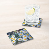 Wooly-Daisy-Wildblumen Rechteckiger Pappuntersetzer (Vor Ort)