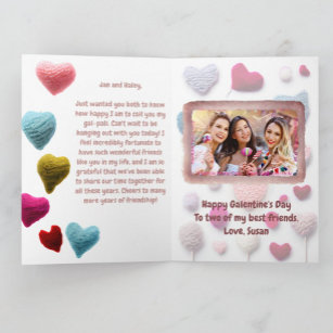 Wooly Galentine's Day Card Karte