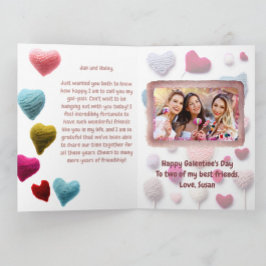 Wooly Galentine's Day Card Karte