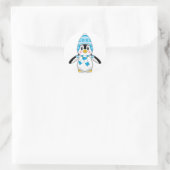 Wooly Hat Penguin Sticker (Tasche)
