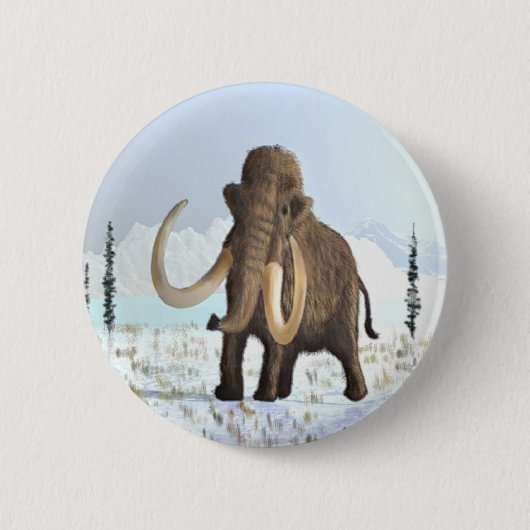Wooly Mammoth Button (Vorderseite)