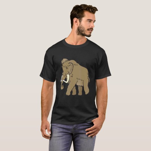 Wooly Mammoth Design T-Shirt (Vorne ganz)
