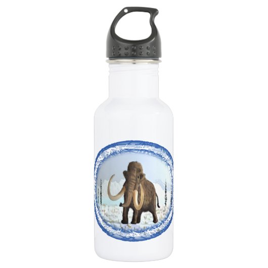 Wooly Mammoth Edelstahlflasche (Vorderseite)