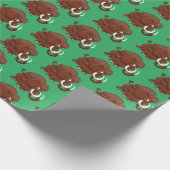 Wooly Mammoth Geschenkpapier (Ecke)