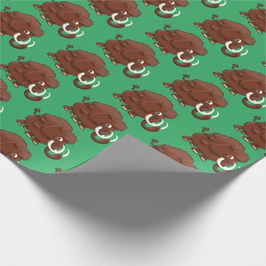Wooly Mammoth Geschenkpapier (Ecke)