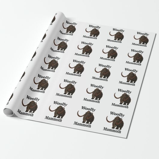 Wooly Mammoth Geschenkpapier (Ungerollt)