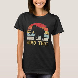 Wooly Mammoth Herde, die ausgestorben Tier Prehist T-Shirt