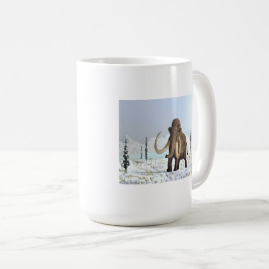 Wooly Mammoth Kaffeetasse (VorderseiteRechts)