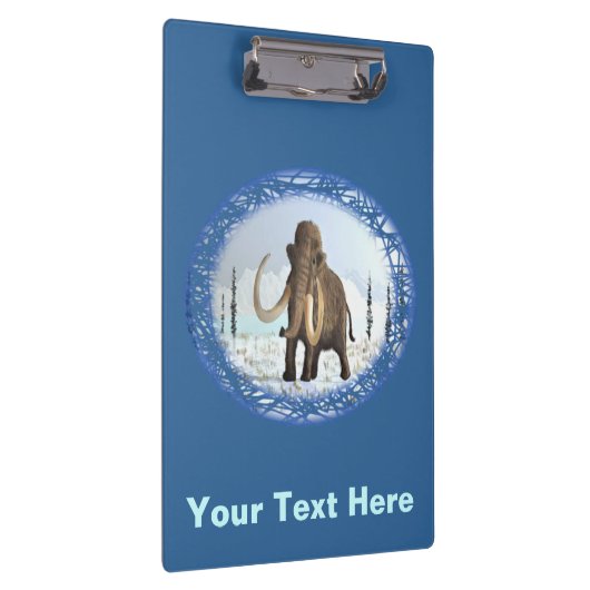 Wooly Mammoth Klemmbrett (Rechts)