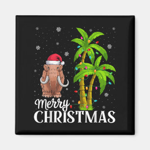 Wooly Mammoth Lovers Men Christmas Tree Lig Magnet