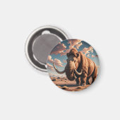 Wooly Mammoth Magnet (Vorderseite/Rückseite)