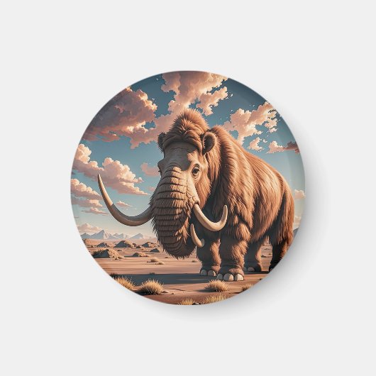 Wooly Mammoth Magnet (Vorne)