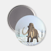 Wooly Mammoth Magnet (Vorderseite/Rückseite)