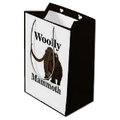 Wooly Mammoth Mittlere Geschenktüte (Rückseite Schrägansicht)