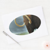 Wooly Mammoth Mod Destiny Ovaler Aufkleber (Umschlag)