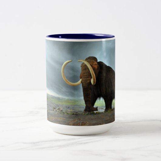 Wooly Mammoth Mod Destiny Zweifarbige Tasse (Mittel)