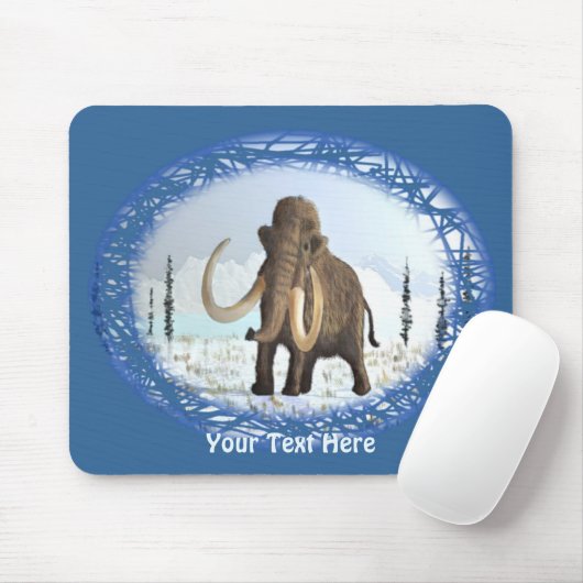 Wooly Mammoth Mousepad (Mit Mouse)