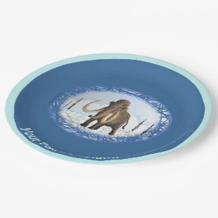 Wooly Mammoth Pappteller