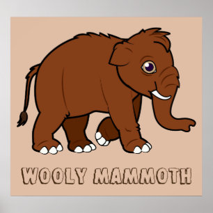 Wooly Mammoth Poster