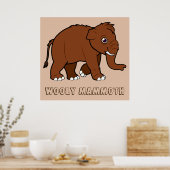 Wooly Mammoth Poster (Küche)