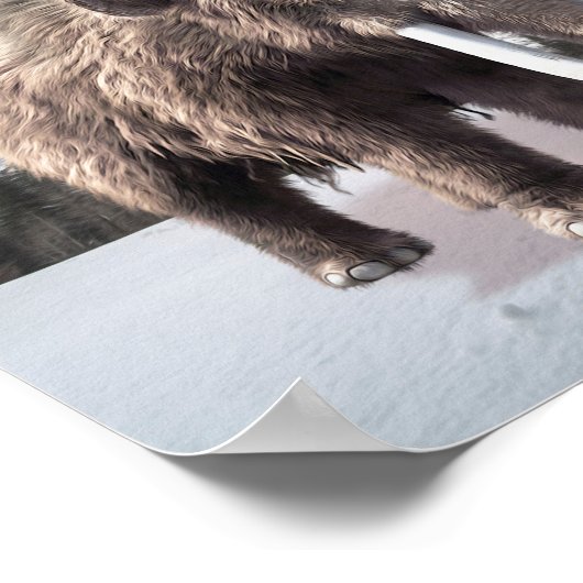 Wooly Mammoth Poster (Ecke)