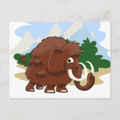 Wooly Mammoth Postkarte (Vorderseite)