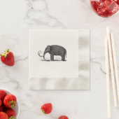 Wooly Mammoth prähistorischer Elephant Serviette (Beispiel)