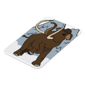 Wooly Mammoth Premium Magnet (Linke Seite)