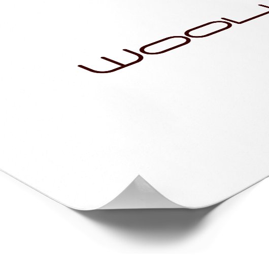 Wooly Mammoth Print Poster (Ecke)