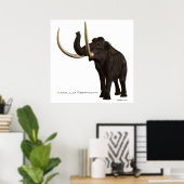 Wooly Mammoth Print Poster (Heimbüro)