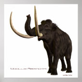 Wooly Mammoth Print Poster (Vorne)