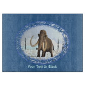 Wooly Mammoth Schneidebrett (Vorderseite)