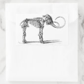 Wooly Mammoth Skeleton Aufkleber (Tasche)