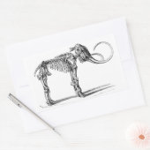 Wooly Mammoth Skeleton Aufkleber (Umschlag)