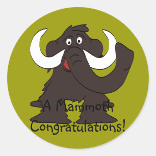 Wooly Mammoth Stickers