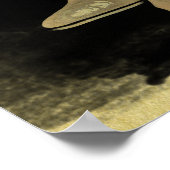 Wooly Mammoth Vintag Looking Poster (Ecke)